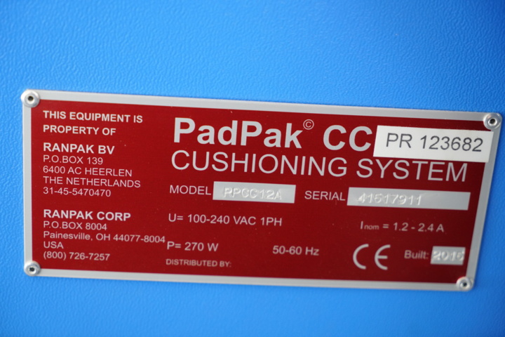914626-2 PadPak CC Cushioning system # 2