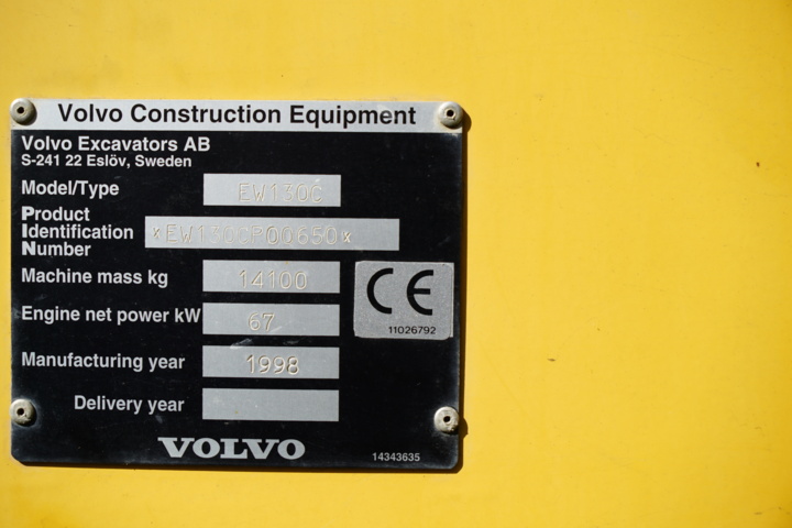 914636-14 Wheel excavator Volvo EW130C - 98