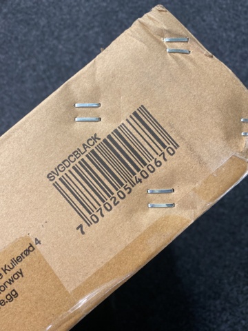 911094-3 Gaming desk Svive Cygnus - Matt black with gray seams