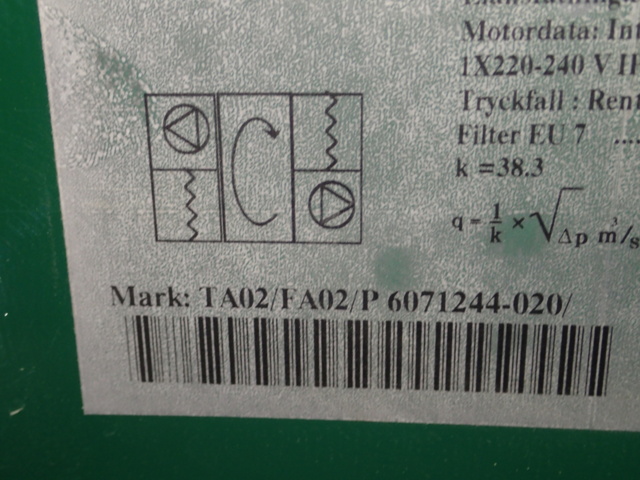 861769-10 Fan system FläktWoods Sting