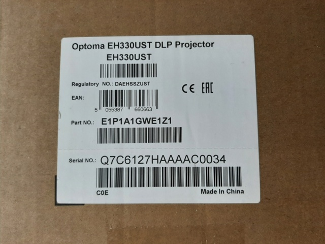 868327-4 DLP Projector - Optoma EH330UST