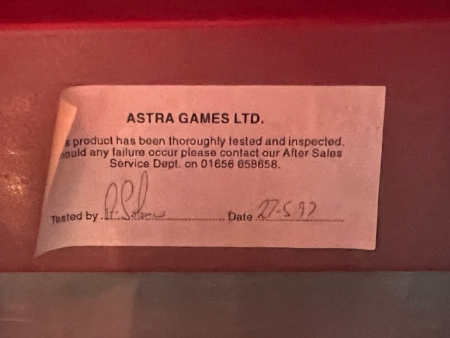 895405-13 Astra silverball bonus -1997 tar nya sedlar