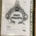 895431-17 Pinball game Bally Space Invaders -1980