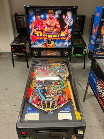 895433-2 Pinball Game Data East WWF Royal Rumble -1994