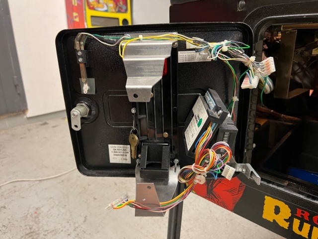 895433-12 Pinball Game Data East WWF Royal Rumble -1994