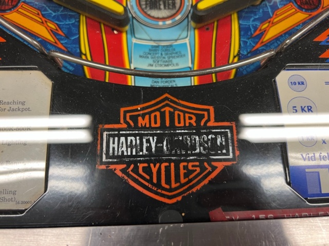 895434-8 Pinball Bally Harley Davidson -1991