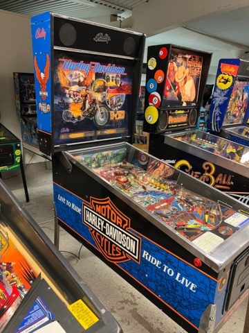 895434-4 Pinball Bally Harley Davidson -1991