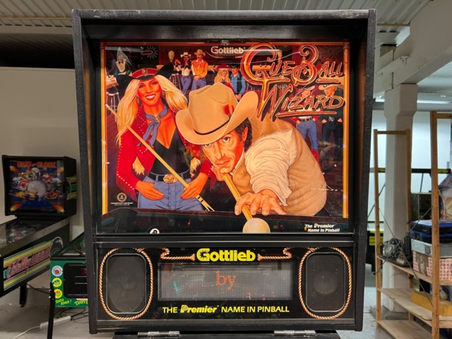 895435-5 Pinball Gottlieb Cue Ball Wizard -1992