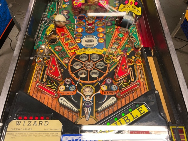 895435-8 Pinball Gottlieb Cue Ball Wizard -1992