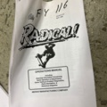 895436-14 Pinball game Bally Radical! -1990
