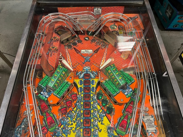 895437-11 Pinball Williams Big Guns -1987