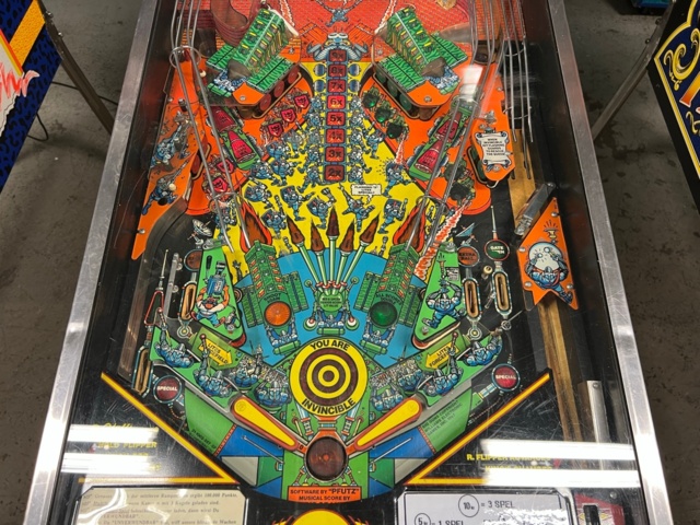 895437-12 Pinball Williams Big Guns -1987