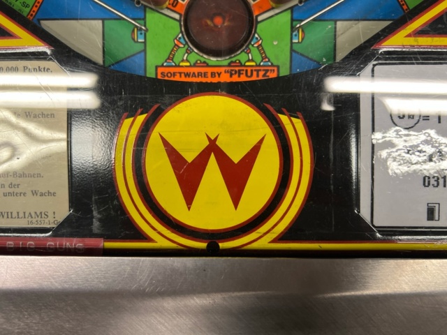 895437-15 Pinball Williams Big Guns -1987