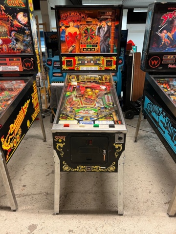 895438-1 Pinball Williams Riverboat Gambler -1990