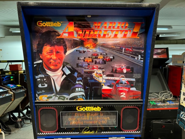 895441-4 Pinball Gottlieb Mario Andretti -1995