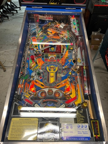 895441-5 Pinball Gottlieb Mario Andretti -1995