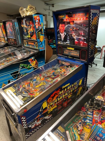895441-2 Pinball Gottlieb Mario Andretti -1995