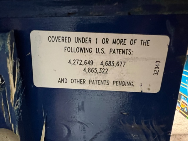 895441-12 Pinball Gottlieb Mario Andretti -1995