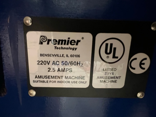 895441-13 Pinball Gottlieb Mario Andretti -1995