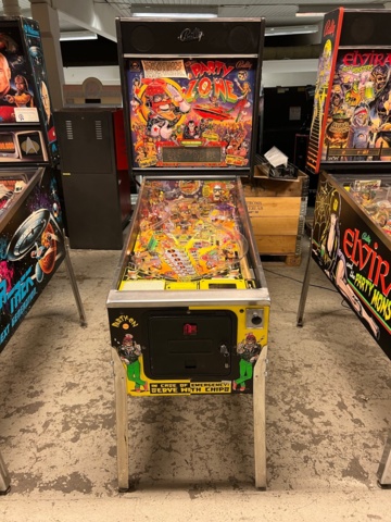 895444-1 Pinball Game Bally Party Zone -1991