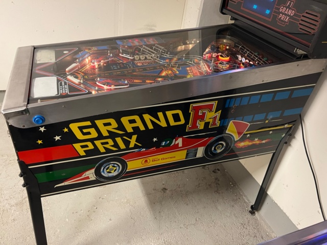 895451-3 Pinball Bell Games F1 Grand Prix -1987