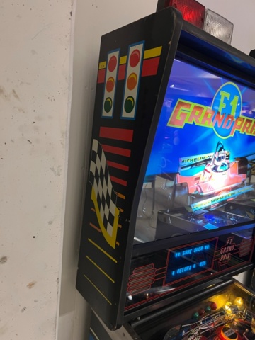895451-6 Pinball Bell Games F1 Grand Prix -1987