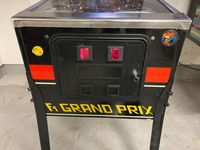 895451-11 Pinball Bell Games F1 Grand Prix -1987