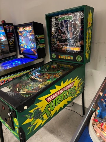 895453-2 Pinball Game Data East Teenage Mutant Ninja Turtles -1991