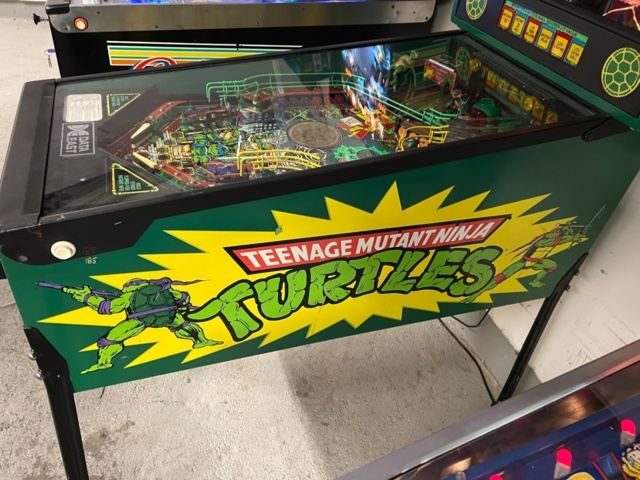 895453-3 Pinball Game Data East Teenage Mutant Ninja Turtles -1991