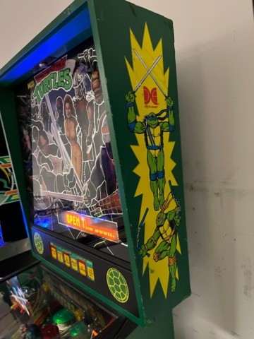 895453-4 Pinball Game Data East Teenage Mutant Ninja Turtles -1991