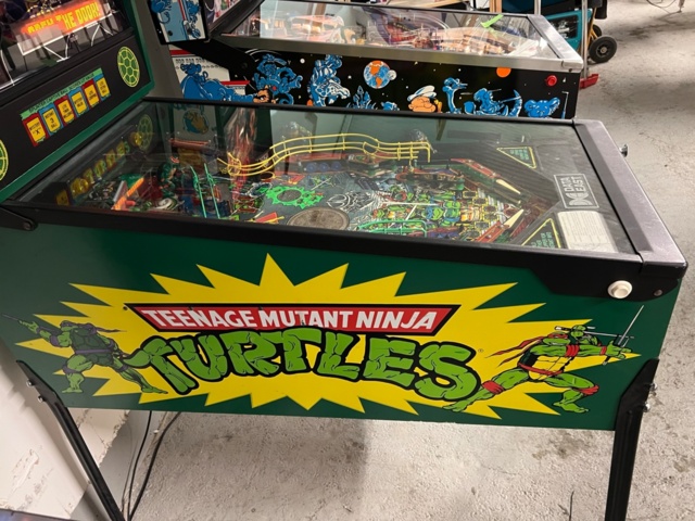 895453-5 Pinball Game Data East Teenage Mutant Ninja Turtles -1991