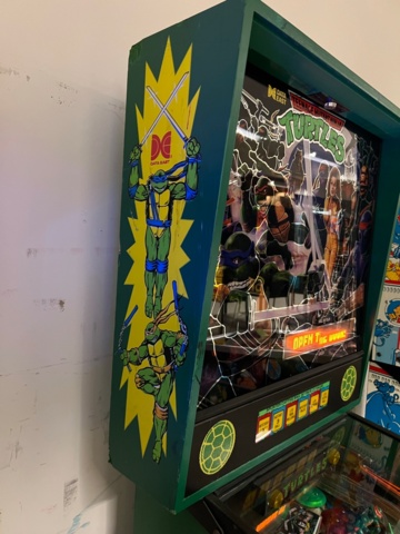 895453-6 Pinball Game Data East Teenage Mutant Ninja Turtles -1991