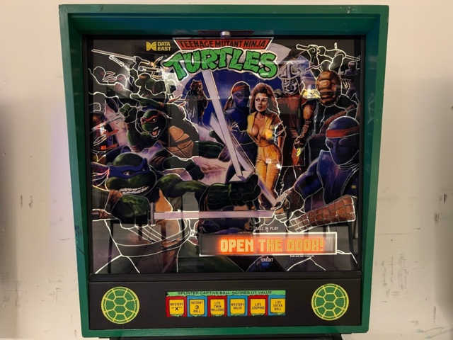 895453-7 Pinball Game Data East Teenage Mutant Ninja Turtles -1991