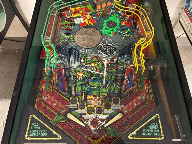 895453-10 Pinball Game Data East Teenage Mutant Ninja Turtles -1991