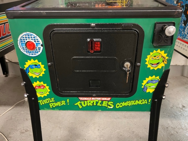 895453-12 Pinball Game Data East Teenage Mutant Ninja Turtles -1991