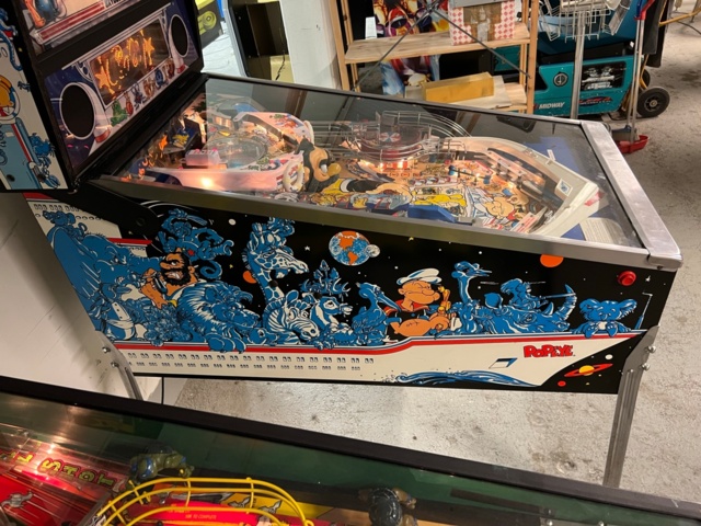 895454-6 Pinball Bally Popeye Saves The Earth -1994