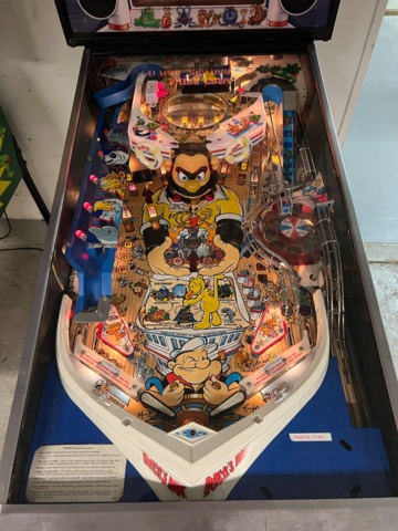 895454-9 Pinball Bally Popeye Saves The Earth -1994