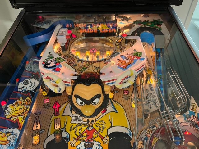 895454-10 Pinball Bally Popeye Saves The Earth -1994