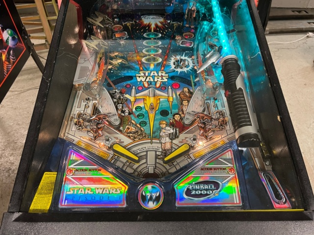 895455-12 Pinball Williams Star Wars Episode 1 -1999
