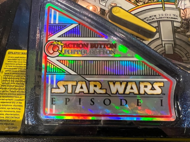 895455-16 Pinball Williams Star Wars Episode 1 -1999