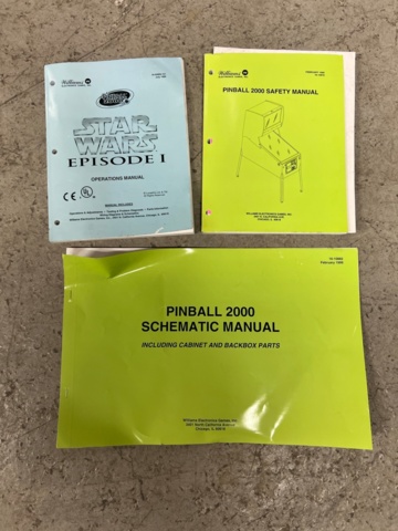 895455-27 Pinball Williams Star Wars Episode 1 -1999