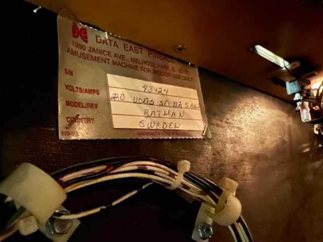 895459-19 Flipperspel Data East Batman -1991