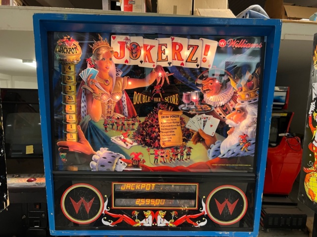 895460-10 Pinball Williams Jokerz! -1988