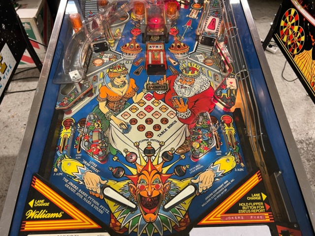 895460-12 Pinball Williams Jokerz! -1988