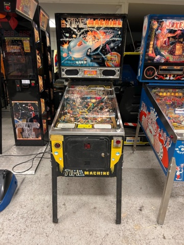 Pinball Game Data East Time Machine -1988 - PS Auction - We value the ...