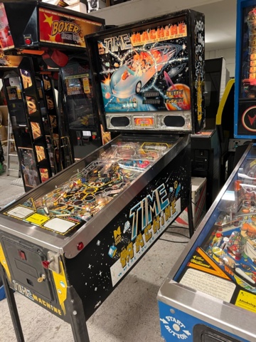 895461-2 Pinball Game Data East Time Machine -1988