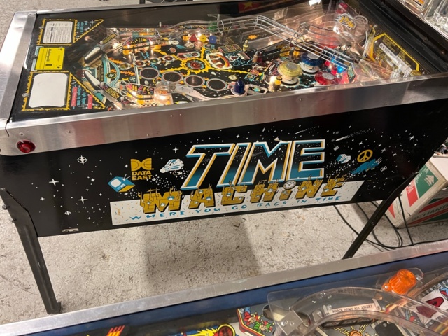 895461-3 Pinball Game Data East Time Machine -1988