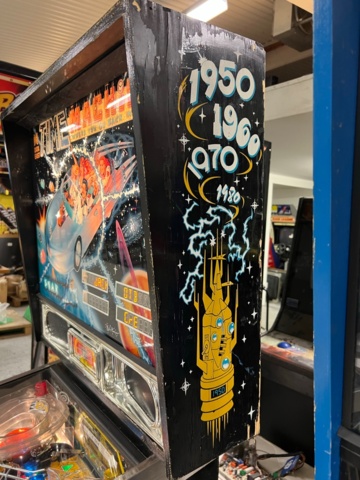 895461-4 Pinball Game Data East Time Machine -1988