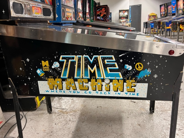895461-6 Pinball Game Data East Time Machine -1988