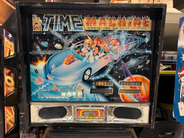 895461-10 Pinball Game Data East Time Machine -1988